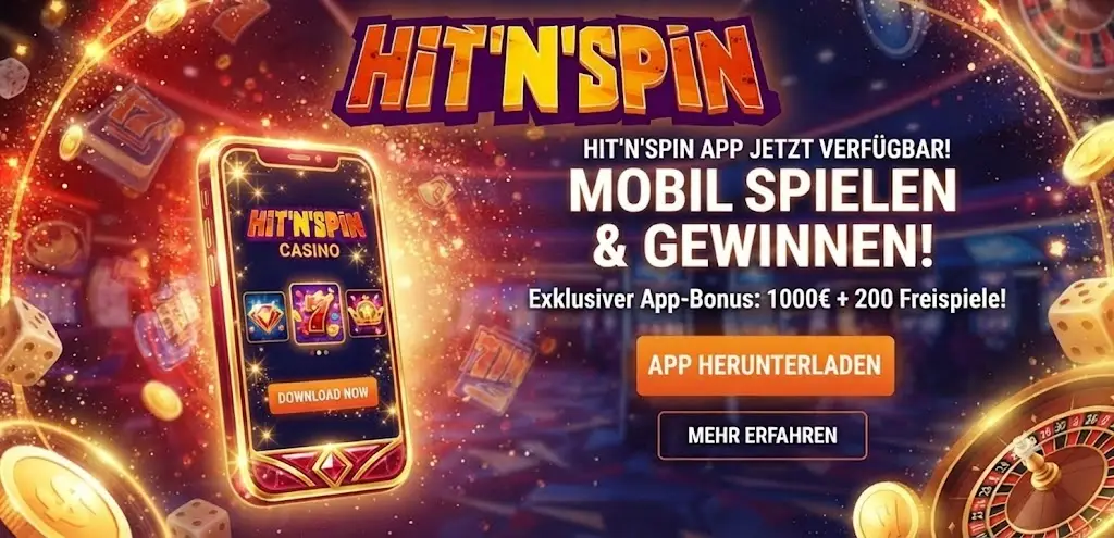 Hitspin Mobile App auf verschiedenen Geräten