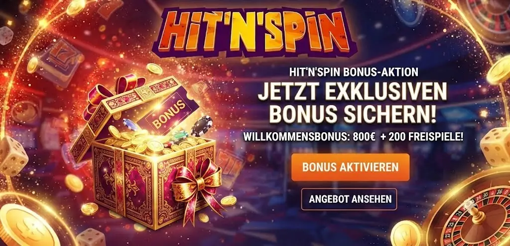 Hitspin Casino Bonus Übersicht