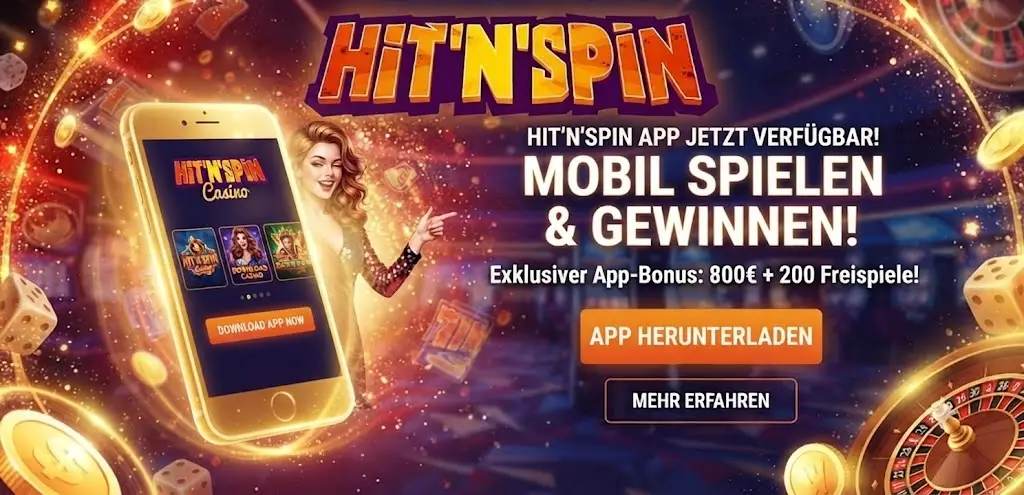 HitnSpin App auf dem Smartphone